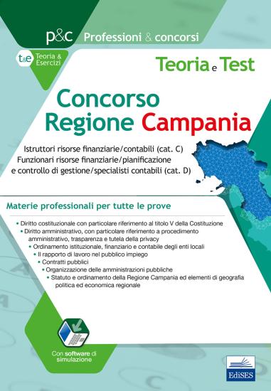 Concorso Regione Campania istruttori contabili e funzionari risorse finanziarie/contabili. Teoria e test sulle materie professionali. Tutte le prove