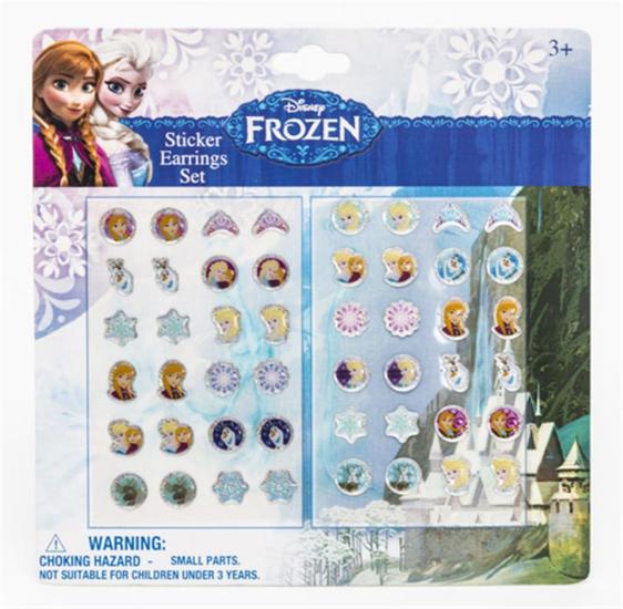 Frozen - Orecchini Sticker 24 Paia