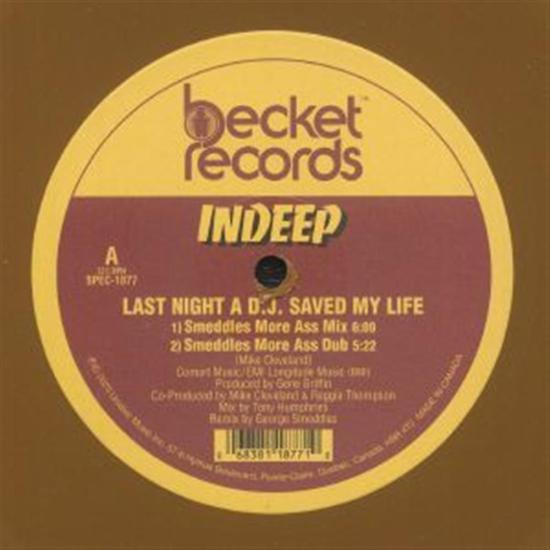 Last Night A D.J. Saved My Life (4 Mixes) Color Vinyl 160G (Rsd 2023)