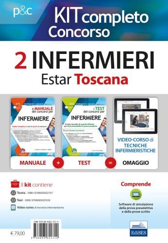 Kit Completo Concorso Infermieri Estar Toscana : Il Manuale Dei Concorsi Per Infermiere-i Test Dei Concorsi Per Infermiere. Con Software Di Simulazione