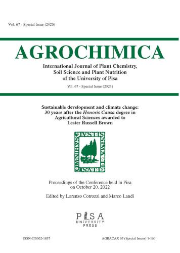 Agrochimica (2022). Vol. 67