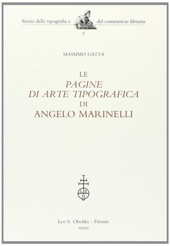 Le Pagine Di Arte Tipografica Di Angelo Marinelli
