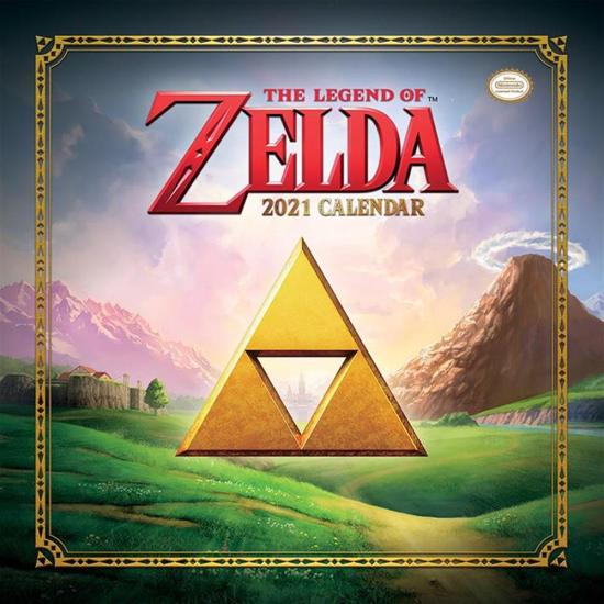 Nintendo: The Legend Of Zelda 2021 Calendar (Calendario)