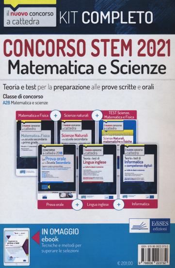 Concorso STEM 2021. Kit matematica e scienze