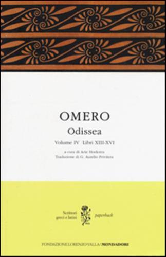 Odissea. Testo Greco A Fronte. Vol. 4