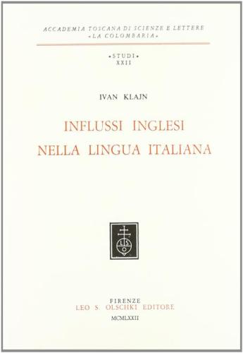 Influssi Inglesi Nella Lingua Italiana