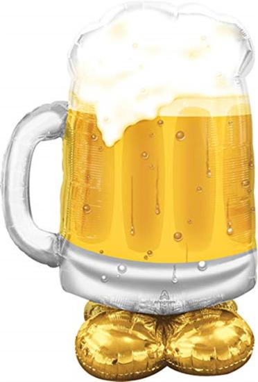 Airloonz Big Beer Mug 78X124 Cm             P70 Q. Pallone Foil Airloonz Big Beer Mug 78X124 Cm - Si Gonfia Ad Aria
