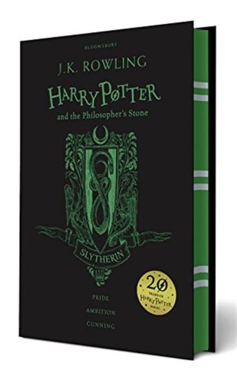 Harry Potter and the philosopher's stone. Slytherin edition. Black
