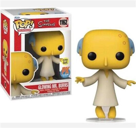 Funko Pop! Animation Simpsons Glow In The Dark Mr Burns 1162 Px Previews Exclusive