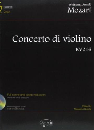 Concerto Di Violino Kv216+cd
