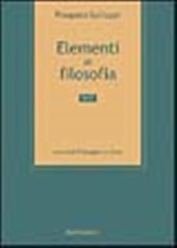 Elementi Di Filosofia. Vol. 1