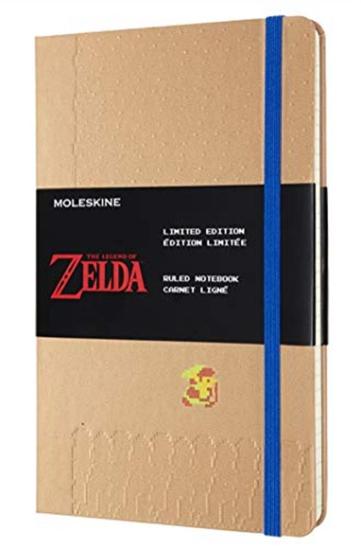 Moleskine - Taccuino a Tema The Legend of Zelda, Notebook a Righe in Edizione Limitata, Tema Link, Copertina Rigida e Grafiche a Tema, Formato Large 13 x 21 cm, 240 Pagine