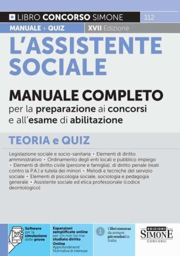 312 Assistente Sociale Manuale Completo.