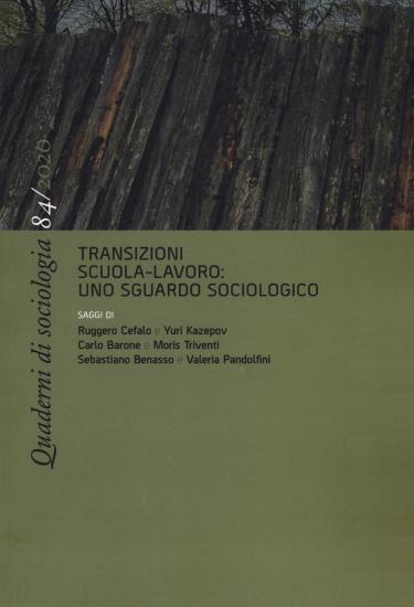 Quaderni di sociologia (2020). Vol. 84