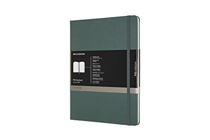 Moleskine Pro Notebook, Taccuino Professionale da Ufficio, Copertina Rigida, Formato X-Large, Colore Verde Bosco
