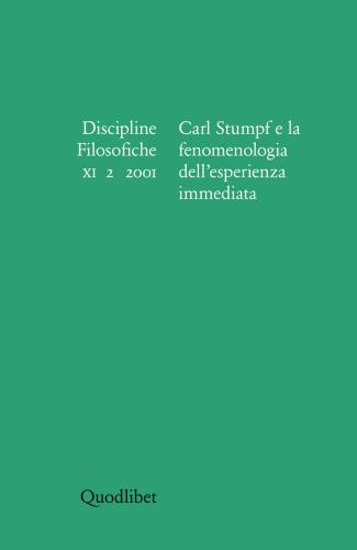 Discipline Filosofiche (2001). Vol. 2