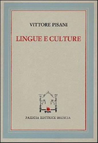 Lingue E Culture