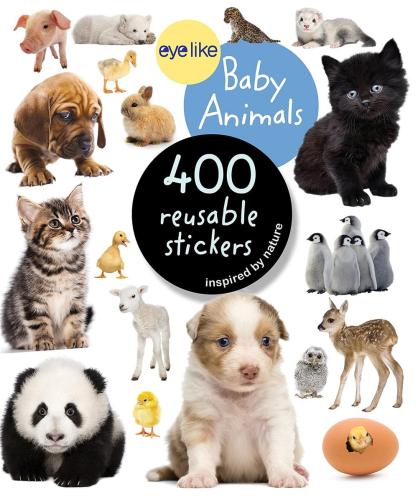 Eyelike Stickers. Baby Animals