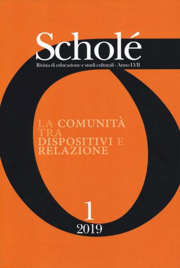 Schol. Rivista di educazione e studi culturali (2019). Vol. 1