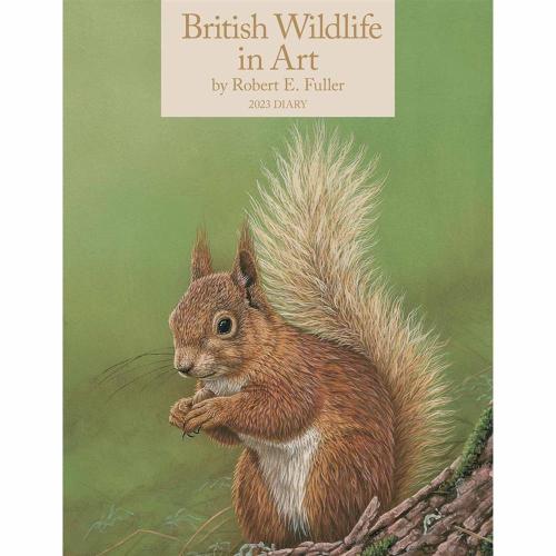 British Wildlife In Art By Robert Fuller Deluxe A5 Diary 2023