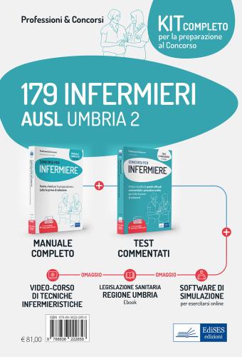 Kit Completo Per La Preparazione Al Concorso 179 Infermieri Ausl Umbria 2. Con E-book. Con Software Di Simulazione. Con Video