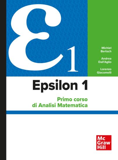 Epsilon 1. Primo corso di analisi matematica