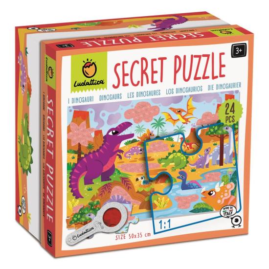 Ludattica: Secret Puzzle 24 Pz I Dinosauri