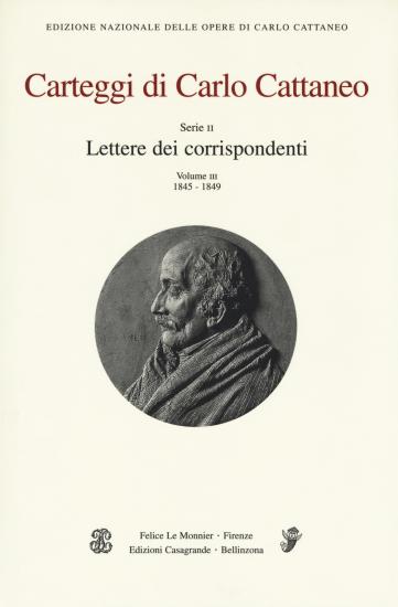 Carteggi di Carlo Cattaneo. Vol. 3