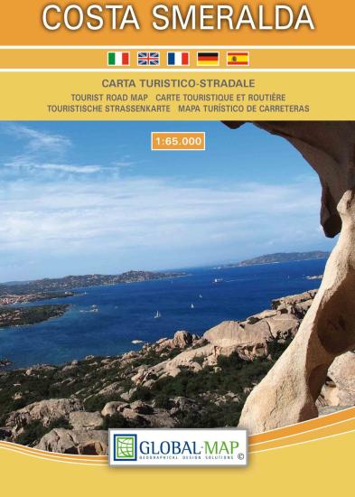 Costa Smeralda. Carta turistico-stradale 1:65.000. Ediz. multilingue