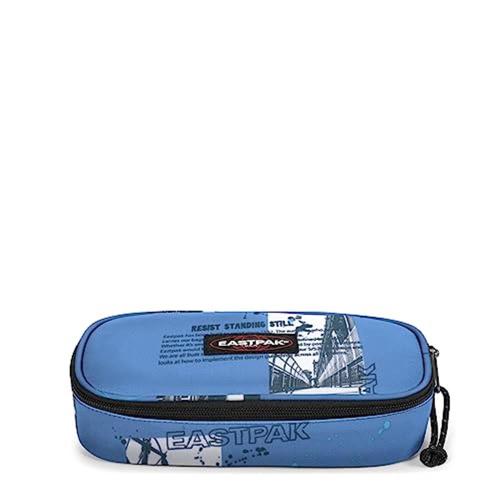 Eastpak Astuccio Ovale Singolo, 22 Cm, Etichette Blu (blu), Tag Blu, 5 X 22 X 9, Classico