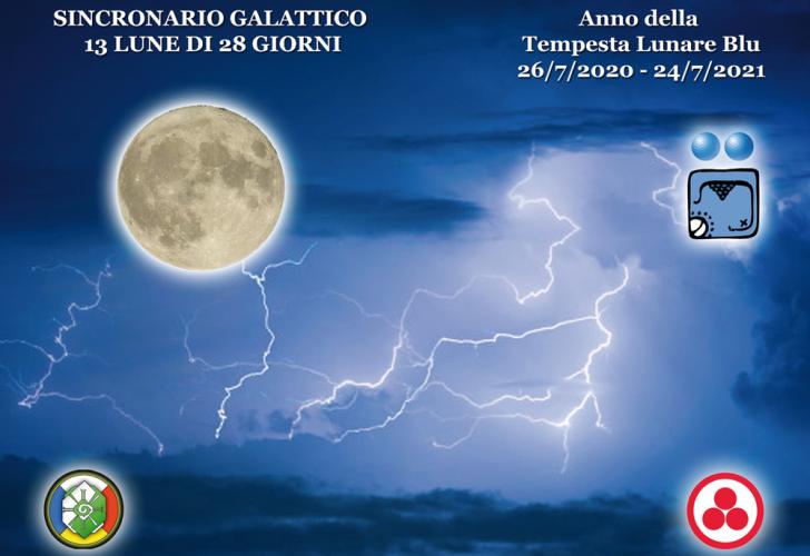 Anno Della Tempesta Lunare Blu. Sincronario Galattico 2020/2021