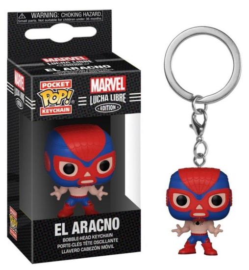 Marvel: Funko Pop! Keychain - Lucha Libre Edition - El Aracno (Spider-Man) (Portachiavi)