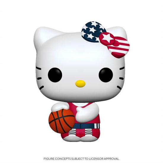 Funko Pop! Sanrio - Hello Kitty Sports Team Usa - Basketball Hello Kit