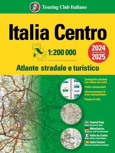 Italia. Atlante Stradale E Turistico 200.000. Centro