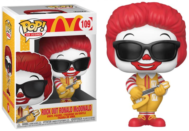 McDonald's: Funko Pop! Ad Icons - Rock Out Ronald McDonald (Vinyl Figure 109)