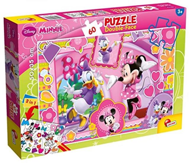 Casa Di Topolino (La) - Minnie E Paperina - Puzzle Double-Face Plus 60 Pz