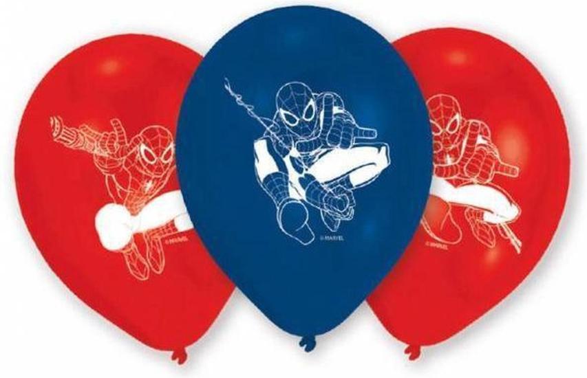 Amscan: 6 Ballons Spiderman Q. Palloni Lattice 9