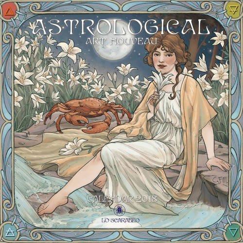 Art Nouveau Astrological. Calendar 2018