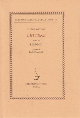 Lettere. Vol. 3 - Libro Iii