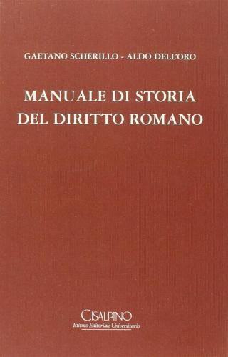 Manuale Di Storia Del Diritto Romano
