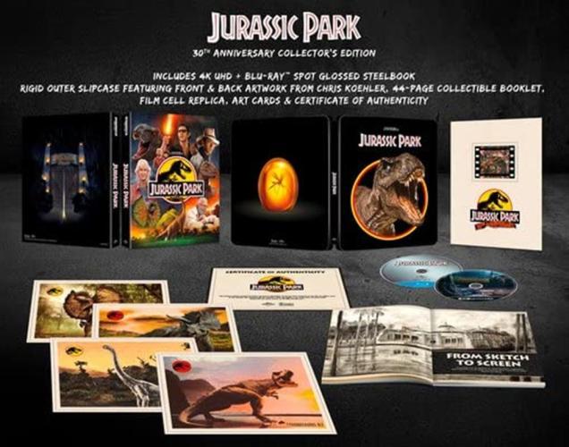 Jurassic Park - 30th Anniversary (steelbook Special Edition) (4k Ultra Hd + Blu-ray) (regione 2 Pal)