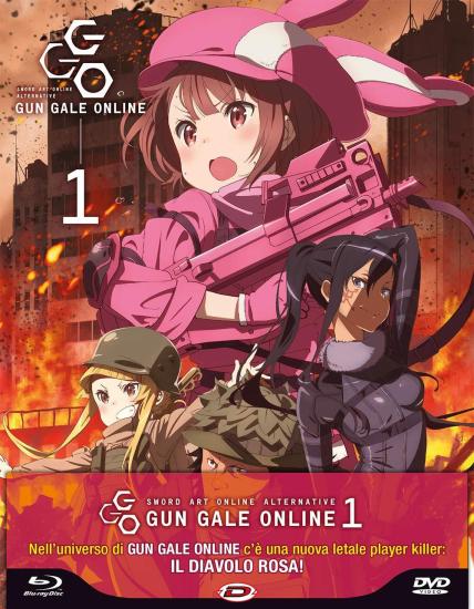 Sword Art Online Alternative Gun Gale Online #01 (Eps 01-06) (Blu-Ray+Dvd) (Ltd) (Regione 2 PAL)