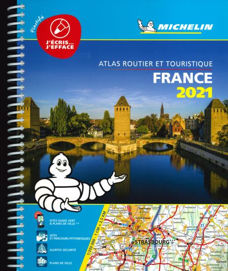 France. Atlas routier et touristique 2021. Ediz. a spirale